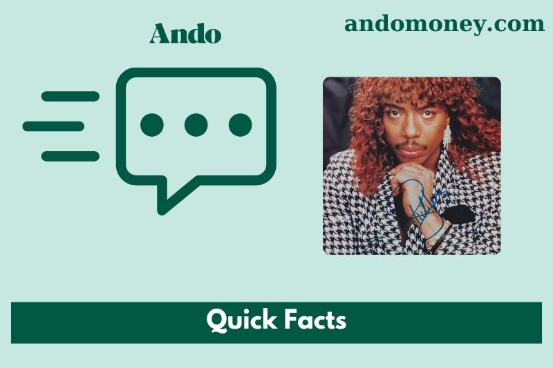 Rick James fast facts