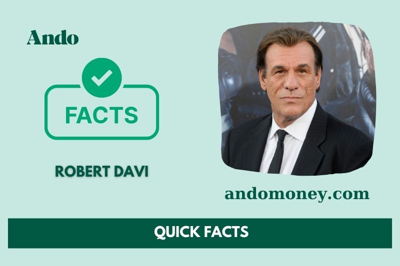 Robert Davi Schnell facts