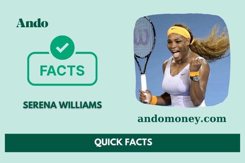 Serena Williams quick facts