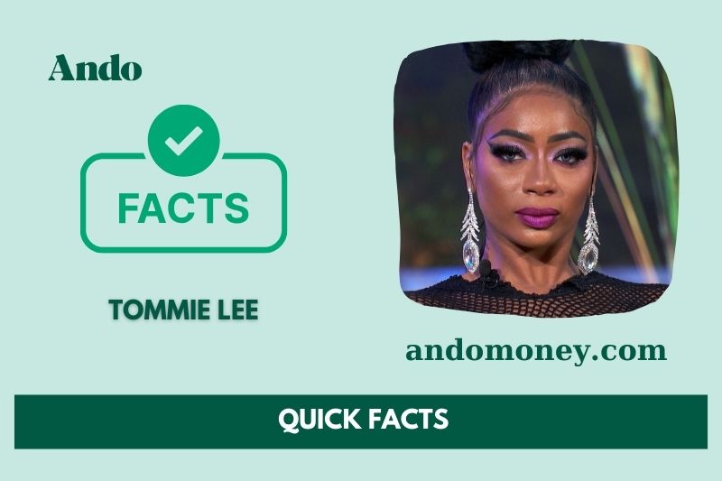 Tommie Lee fast facts