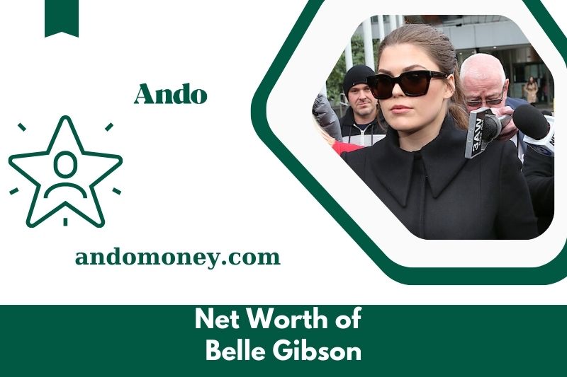 What is Belle Gibson's net assets in 2025