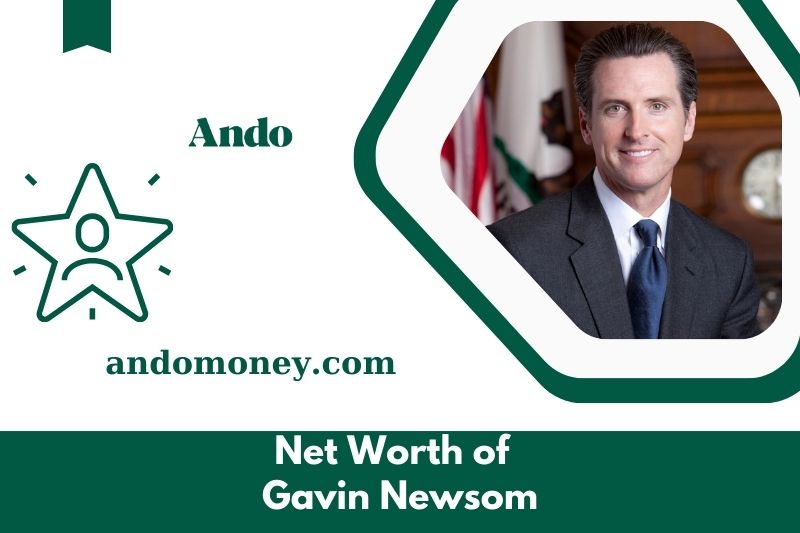 What is the net assets of Gavin Newsom in 2025