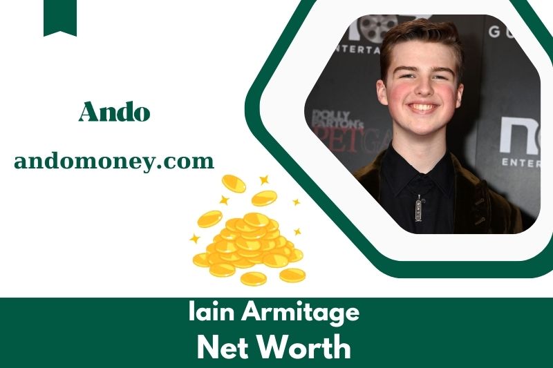 What is the net wealth of iain Armitage in 2025