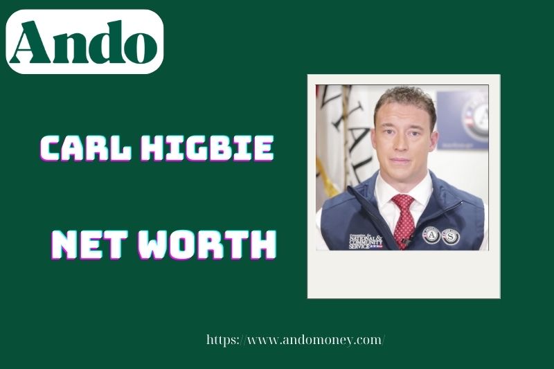 What is Carl Higbie's net assets in 2025