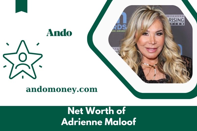 What is Adrienne Maloof's net assets in 2025