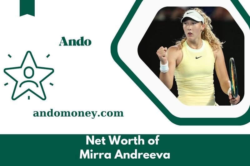 What is Mirra Andreeva's net assets in 2025