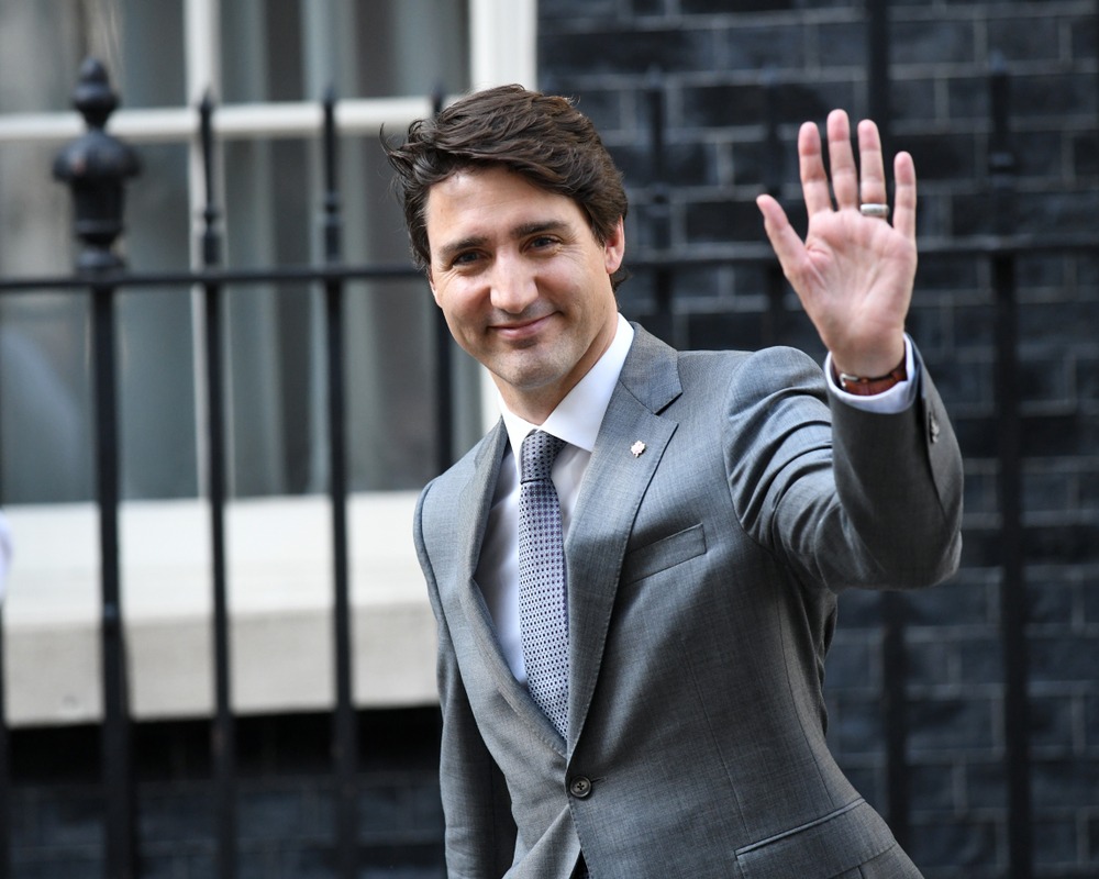 London, Uk., 18, April, 2018., Prime, Minister, Trudeau, from Canada