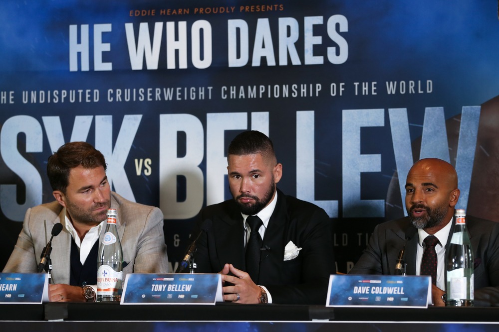 Manchester, September 24th :, Eddie, Hearn, Tony, Bellew and, David