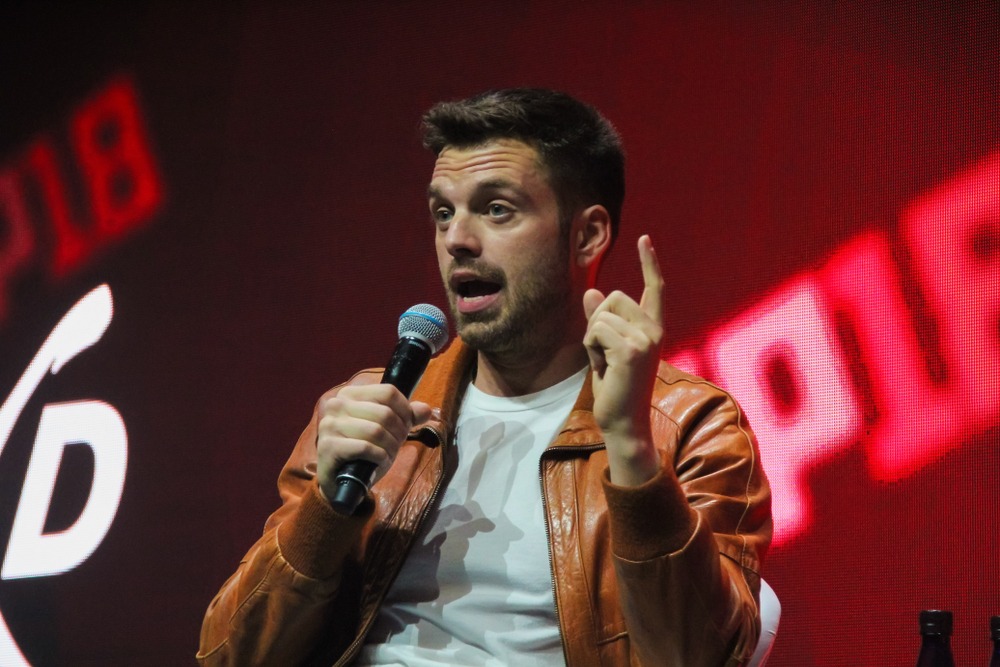 Sao, Paulo, December 08, 2018: actor, Sebastian, Stan, during, panel