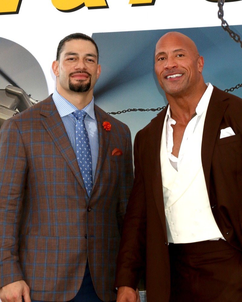 Los, Angeles, Jul, 13: Roman, Reigns, Dwayne, Johnson, AT