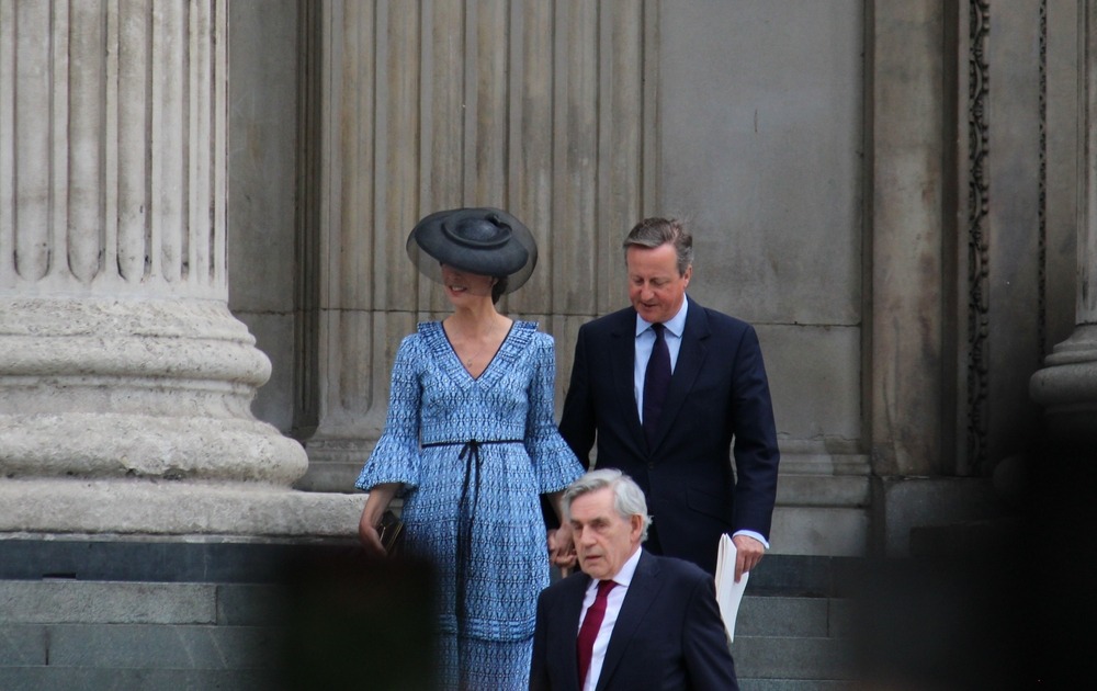 London, Uk., June 3, 2022: David, Cameron and Mrs. Samantha