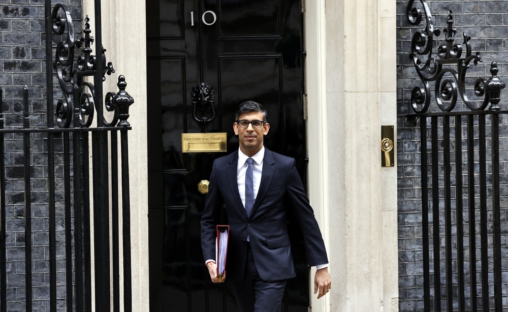 London, Downing, Street, UK, 15, March 2023, Rishi, Sunak, MP.