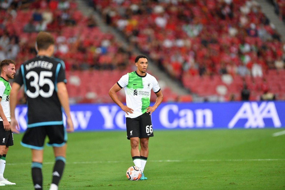 Kallang Singapore: 30th July2023 Trent, Alexander Arnold, No. 66, Player, Of, Liverpool, in, Action, During, Festival