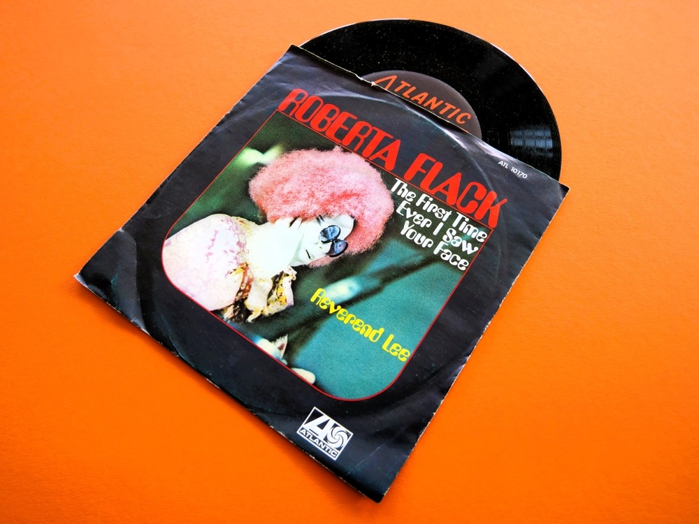 Kiel ,, Germany, April 5th, April 2025: Record, cover, from, Roberta, Flack