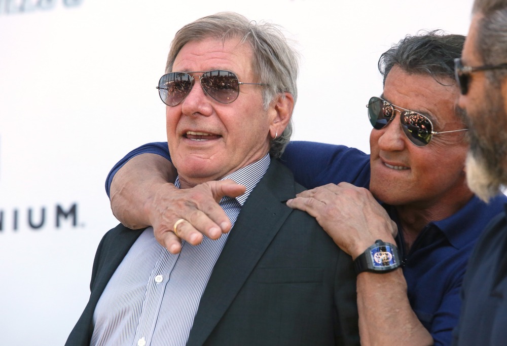 Cannes ,, France, May 18, 2014 :, Harrison, Ford &, Sylvester