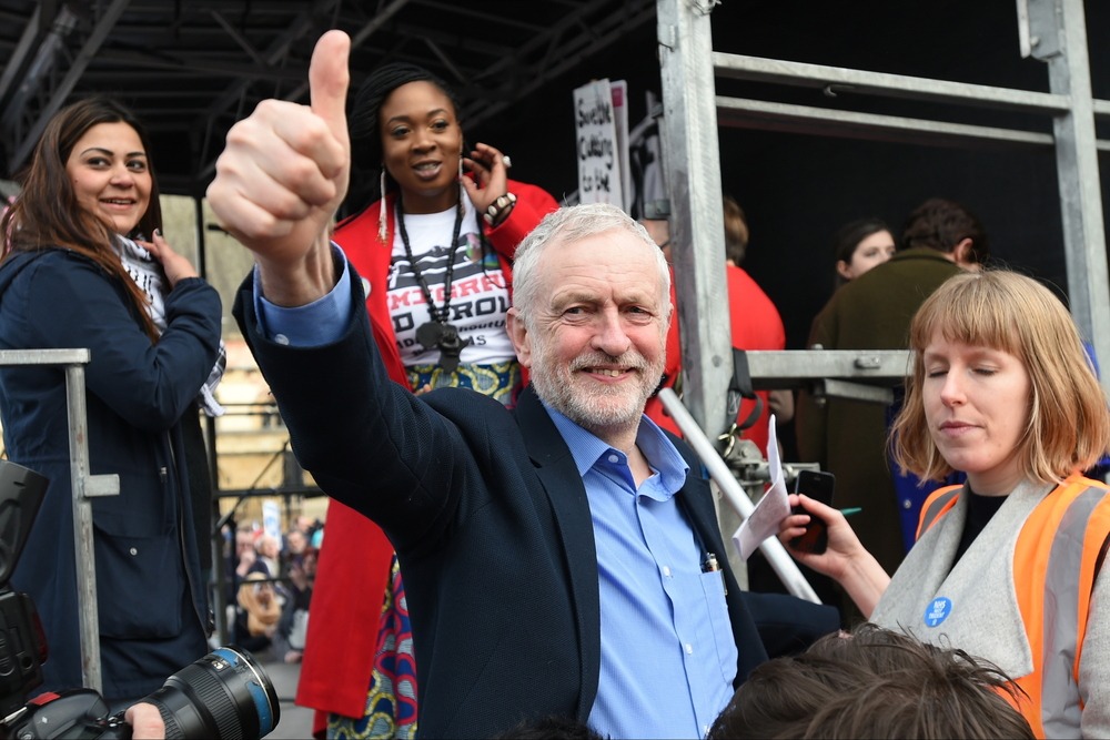 London ,, UK ,, 4th March, 2017: Work, Führer, Jeremy, Corbyn