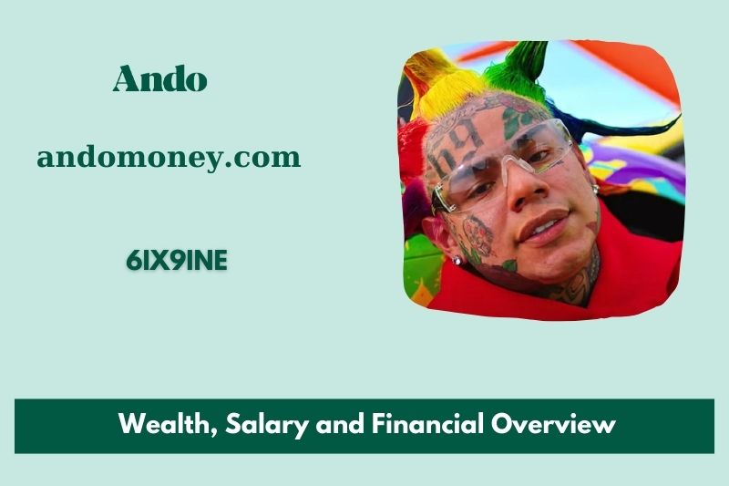 6ix9ine assets, salary and financial overview