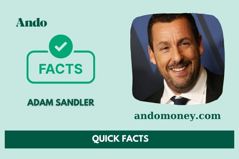 Adam Sandler fast facts