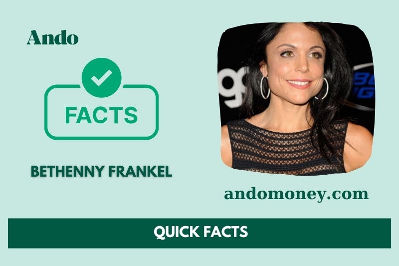 Bethenny Frankel Schnell facts