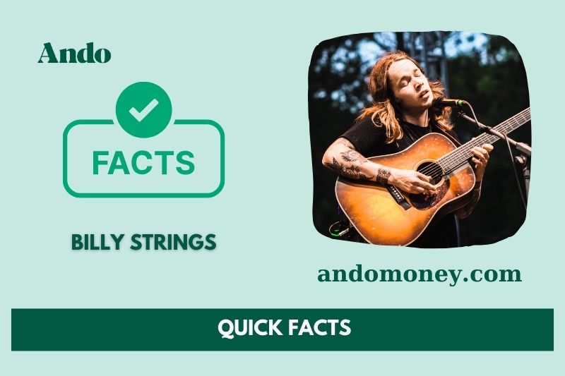 Billy Strings quick facts