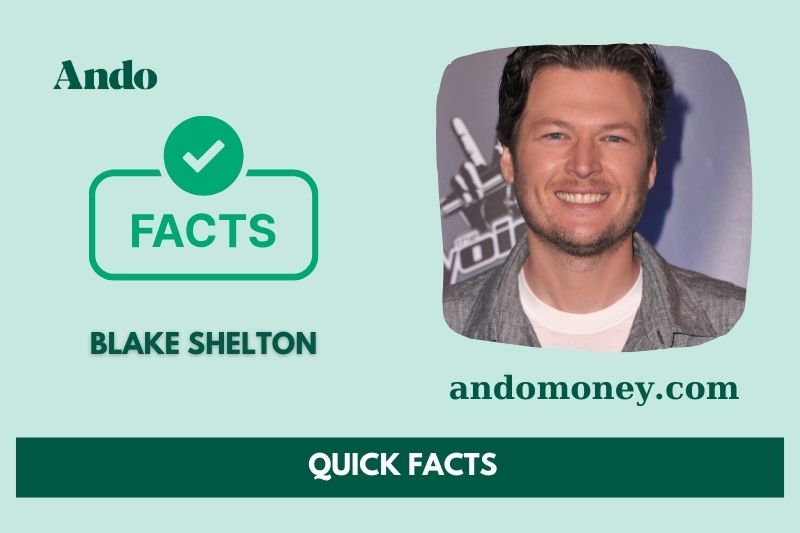 Blake Shelton fast facts