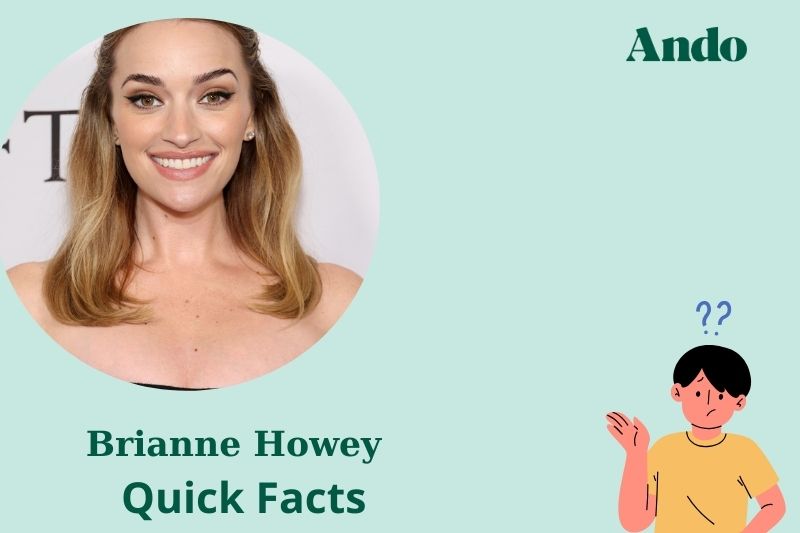 Brianne Howey fast facts