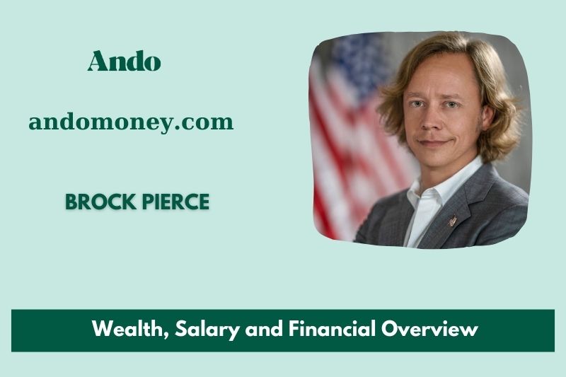 Brock Pierce fortune, salary and financial overview