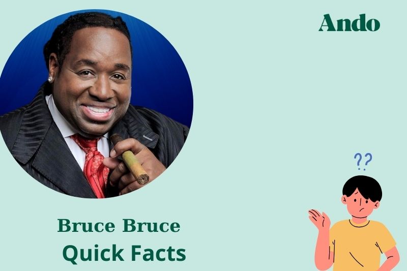 Bruce Bruce fast facts