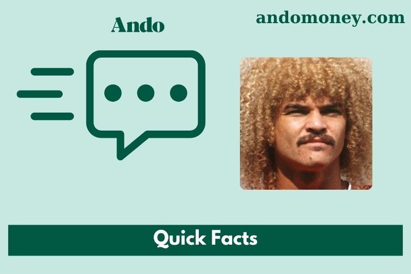 Carlos Valderrama fast facts