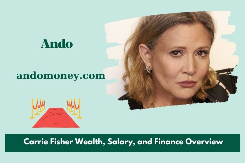 Carrie fisher wealth, salary and financial overview