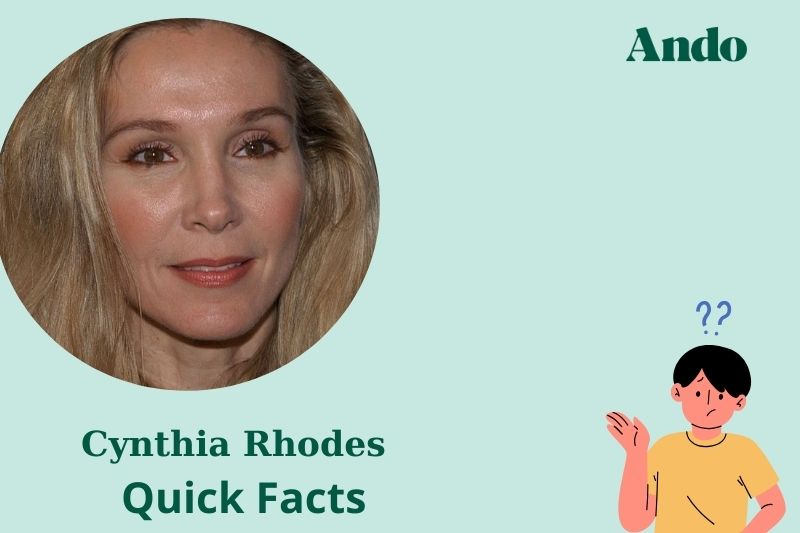 Cynthia Rhodes Fast Facts