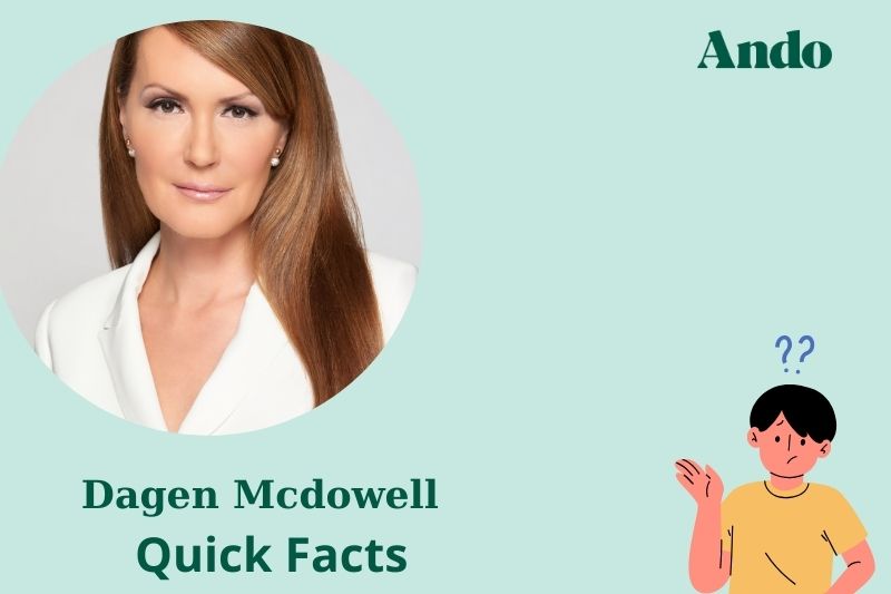 Dagen McDowell fast facts