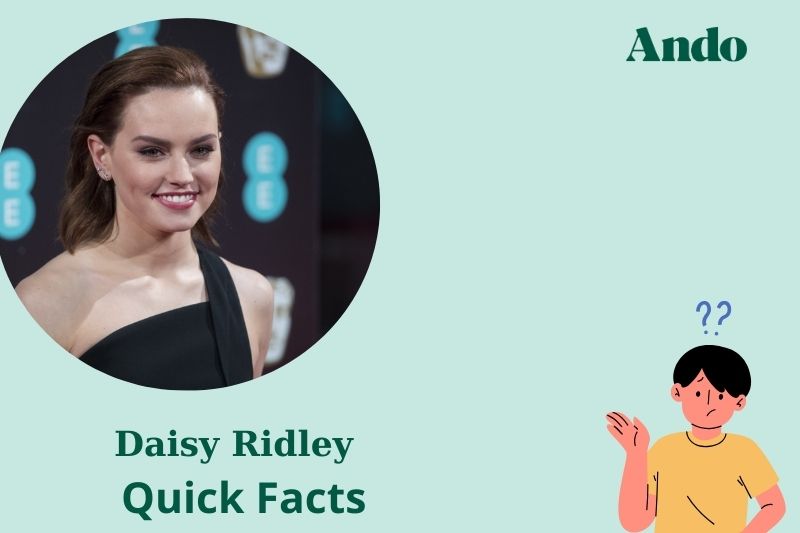 Daisy Ridley fast facts