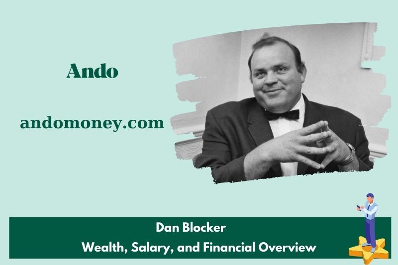 Dan Blocker prosperity, salary and financial overview