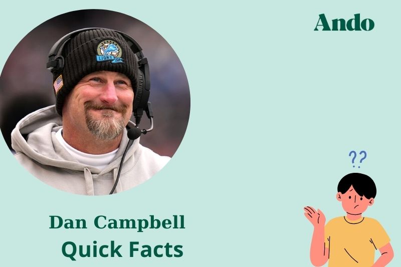 Dan Campbell fast facts