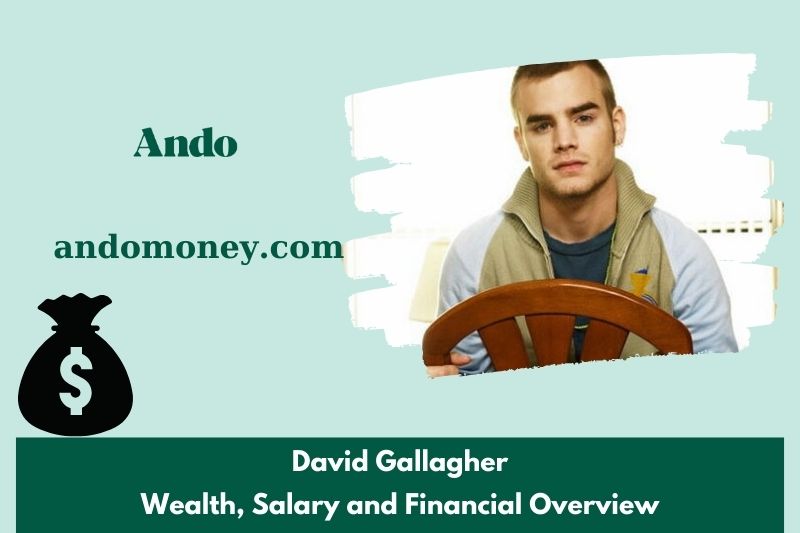 David Gallagher assets, salary and financial overview