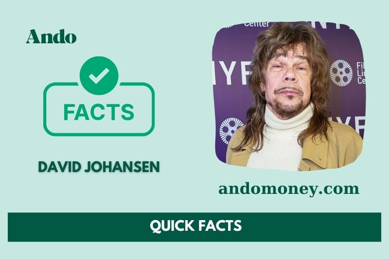 David Johansen fast facts