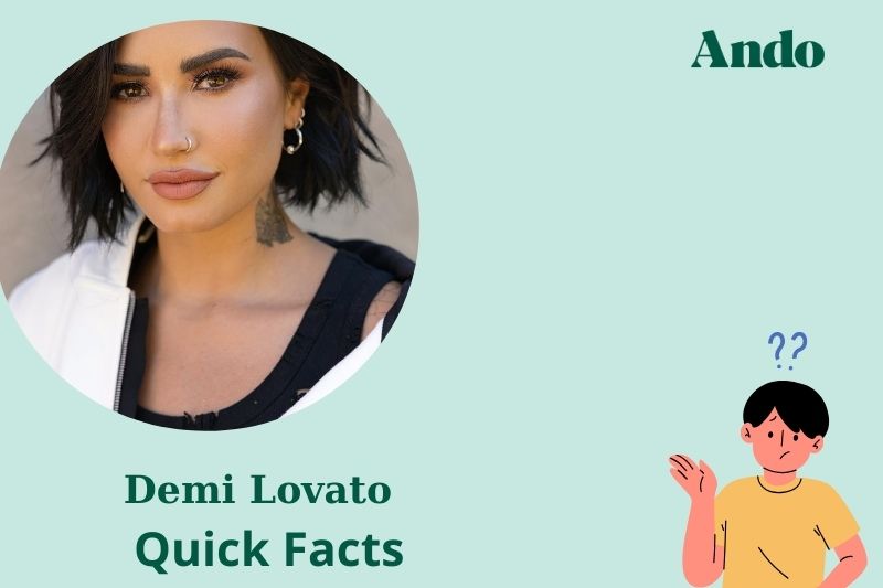 Demi Lovato fast facts