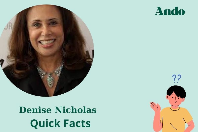 Denise Nichola's fast facts