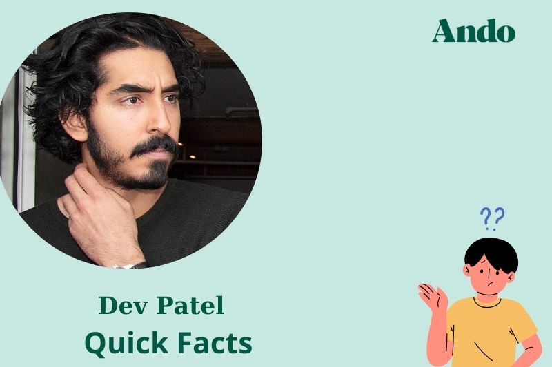 Dev Patel Fast Facts