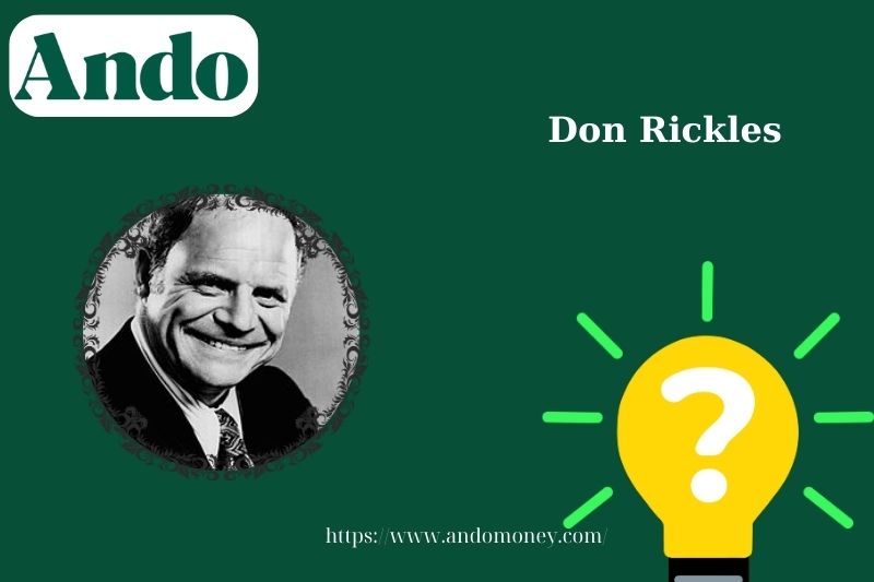 Don Rickles fast facts