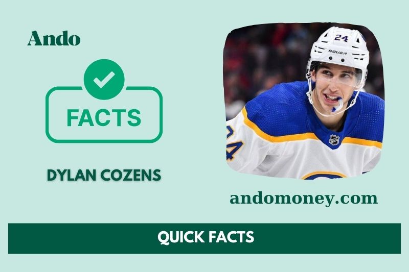 Dylan Cozen's quick facts