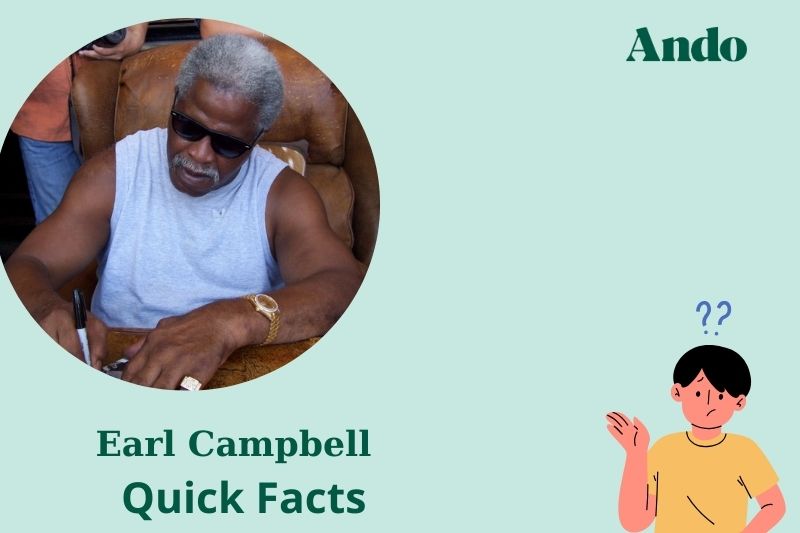 Earl Campbell fast facts