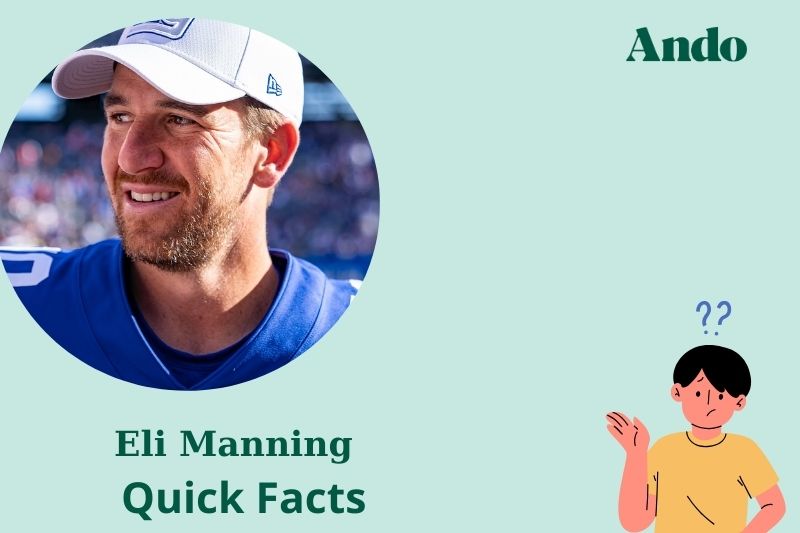 Eli Manning Fast Facts