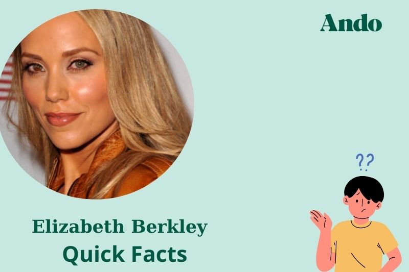 Elizabeth Berkley fast facts