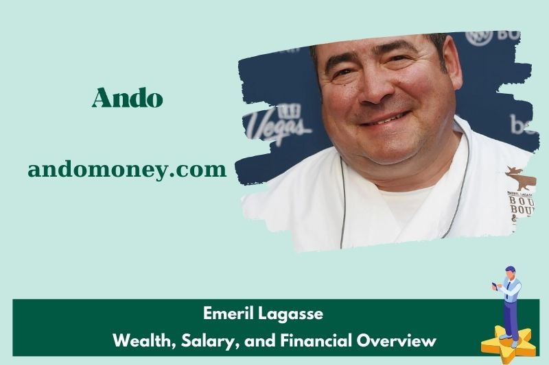 Emeril Lagass assets, salary and financial overview