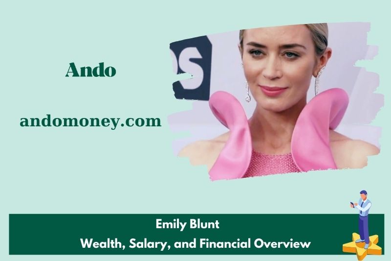 Emily Blunt Wealth, salary and financial overview