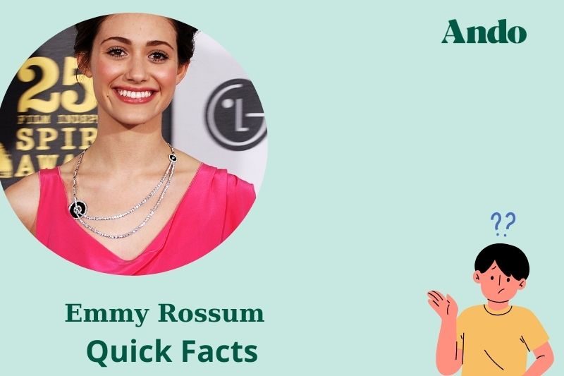 Emmy Rossum fast facts