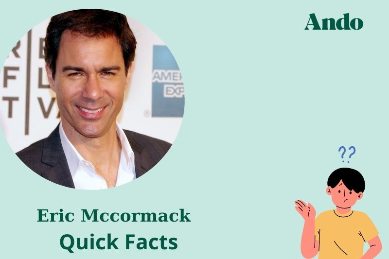 Eric McCormack fast facts