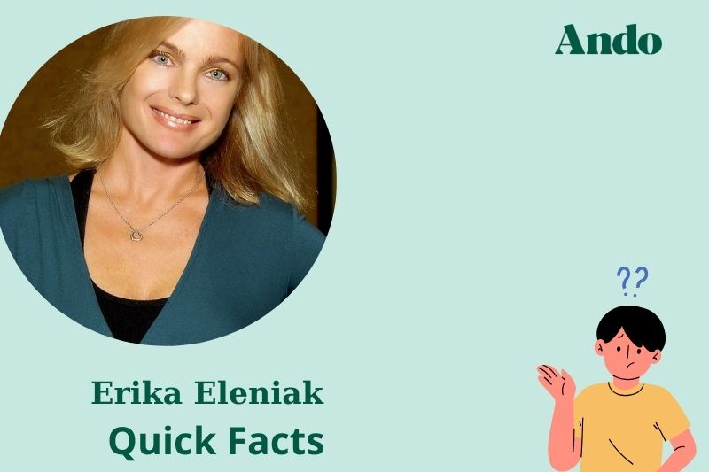 Erika Eleniak fast facts